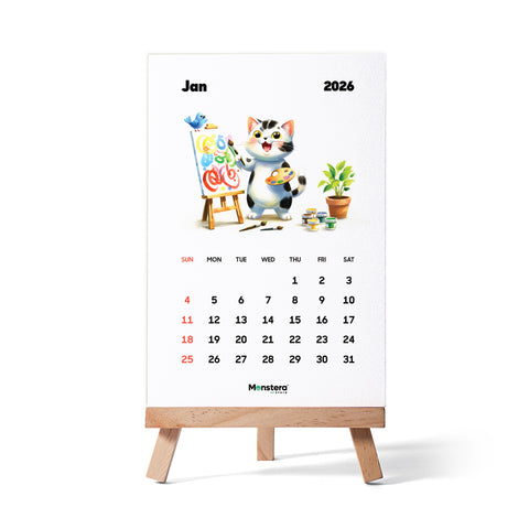 Pawtail 2026 Desk Calendar