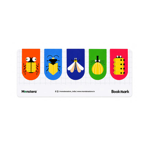 Bug Buddies Magnetic Bookmarks – Set of 5