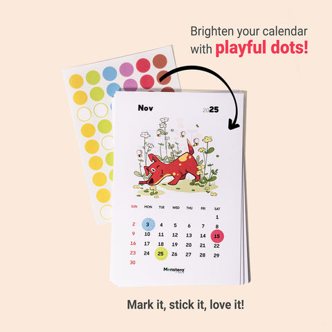 Pawtail 2025 Desk Calendar