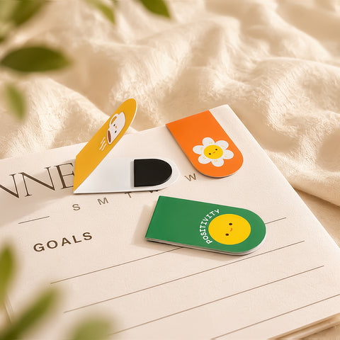 Happy Days Magnetic Bookmarks – Set of 5
