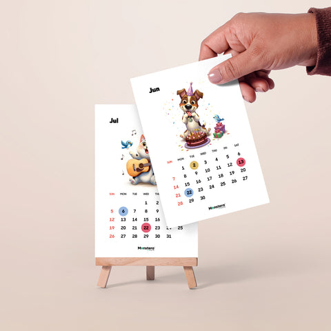 Pawtail 2026 Desk Calendar