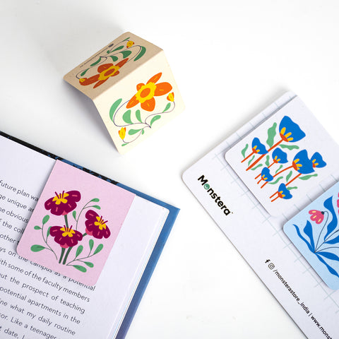 Bloom Garden Magnetic Bookmarks – Set of 4