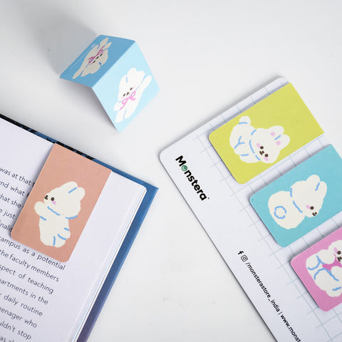 Bunny Hops Magnetic Bookmarks – Set of 5