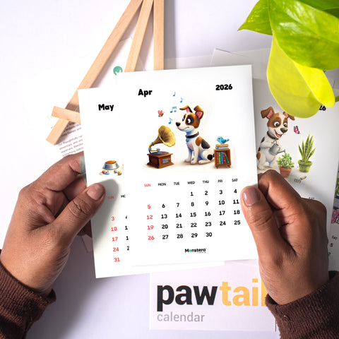 Pawtail 2026 Desk Calendar