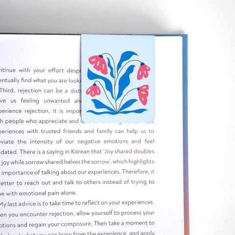 Bloom Garden Magnetic Bookmarks – Set of 4