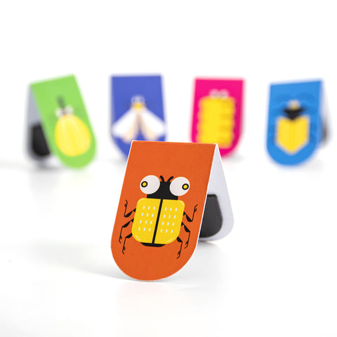 Bug Buddies Magnetic Bookmarks – Set of 5