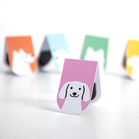 Puppy Love Magnetic Bookmarks – Set of 5