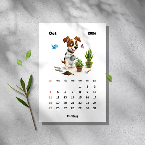 Pawtail 2026 Desk Calendar