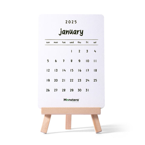 Simplify 2025 Desk Calendar