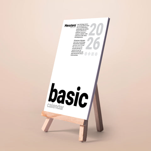 Basic 2026 Desk Calendar