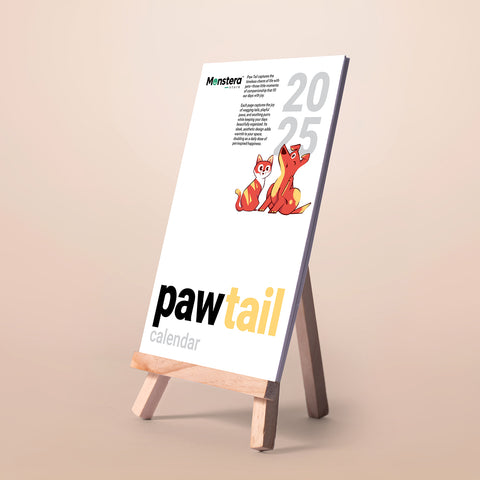 Pawtail 2025 Desk Calendar