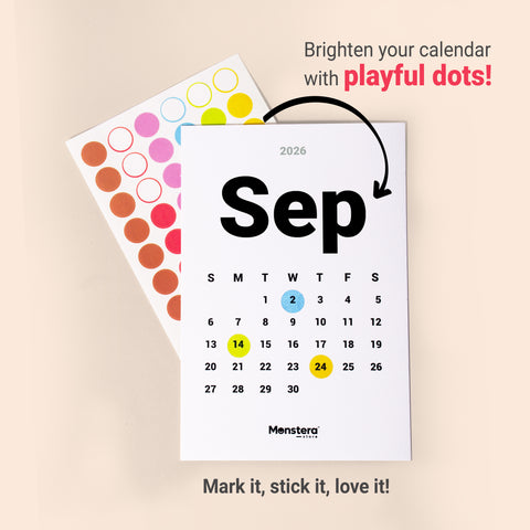 Basic 2026 Desk Calendar